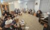 دیدار دکتر اخلاقی و اعضای شریان با آیت‌الله اعرافی